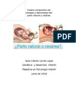Cuadro Comparativo - Cesarea & Natural
