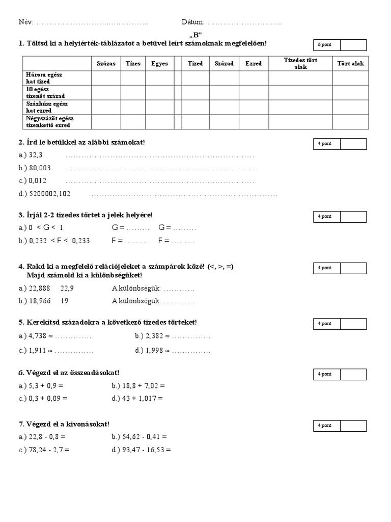 természetismeret 5 osztály témazáró feladatok ofi pdf 2