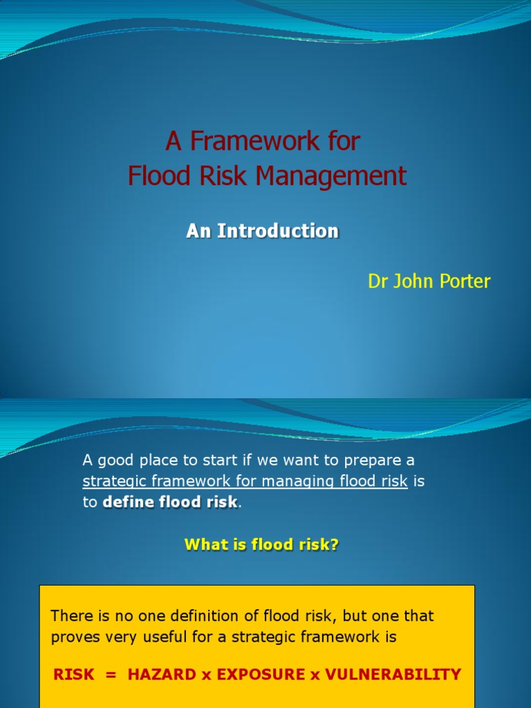 Flood Risk Management Framework Guide | PDF | Flood | Risk