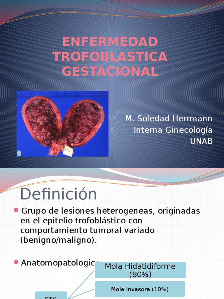 Enfermedad Trofoblastica Gestacional Soole | PDF | Metástasis | El embarazo