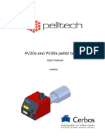 Pelltech Pellet Burner PV20a PV30a User Manual