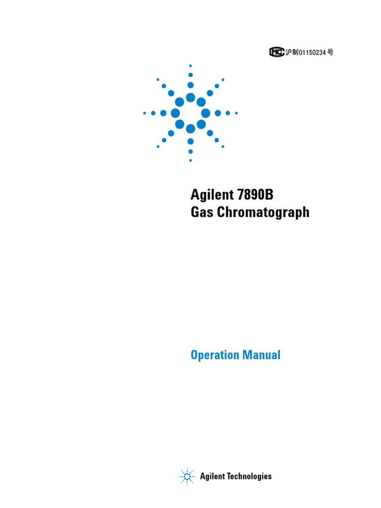 7890B | PDF | Gas Chromatography | Computing And Information Technology