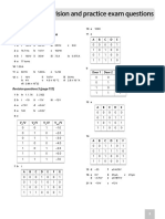 Answers To Revision and Practice Exam Questions