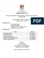 Lab Report of Construction Work