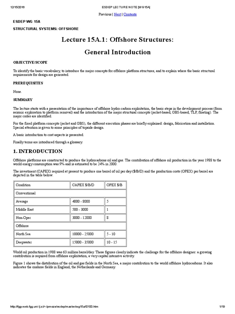 Offshore Structures: Articulated Towers | PDF | Deep Foundation ...