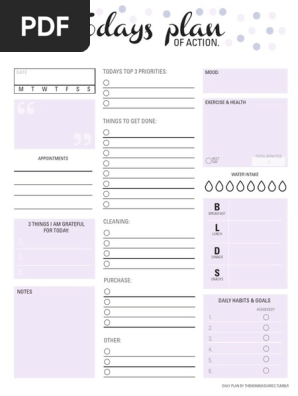 daily planner