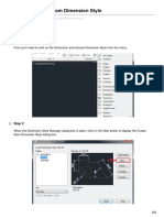 How to Create a Custom Dimension Style-Autocad