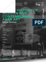 A Brief History of Modern and Contemporary Arab Art: Bahaa Abudaya
