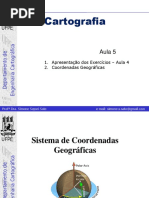  Cartografia - Coordenadas Geográficas
