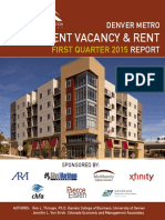 Denver Metro Apartment Vacancy & Rent, 2015, 1st Quarter, Colorado Division of Housing