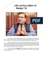 Documents - Tips - Sinha Spells Out Four Pillars of Budget 16 PDF