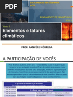 Climatologia - Elementos e fatores climáticos