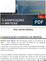 Climatologia - Classificações climáticas
