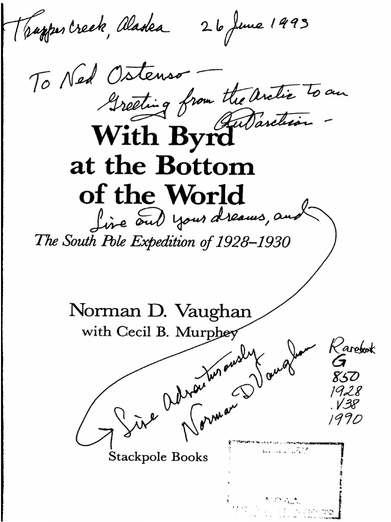 Admiral Byrd Diary.pdf | Roald Amundsen | North Pole
