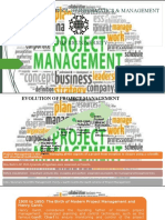 Evolution of Project Management .