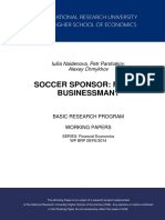 Soccer Sponsor: Fan or Businessman?: Iuliia Naidenova, Petr Parshakov, Alexey Chmykhov