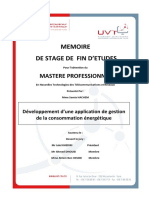Application Gestion Consommation Energetique