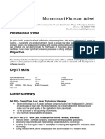 Mkadeel CV PDF