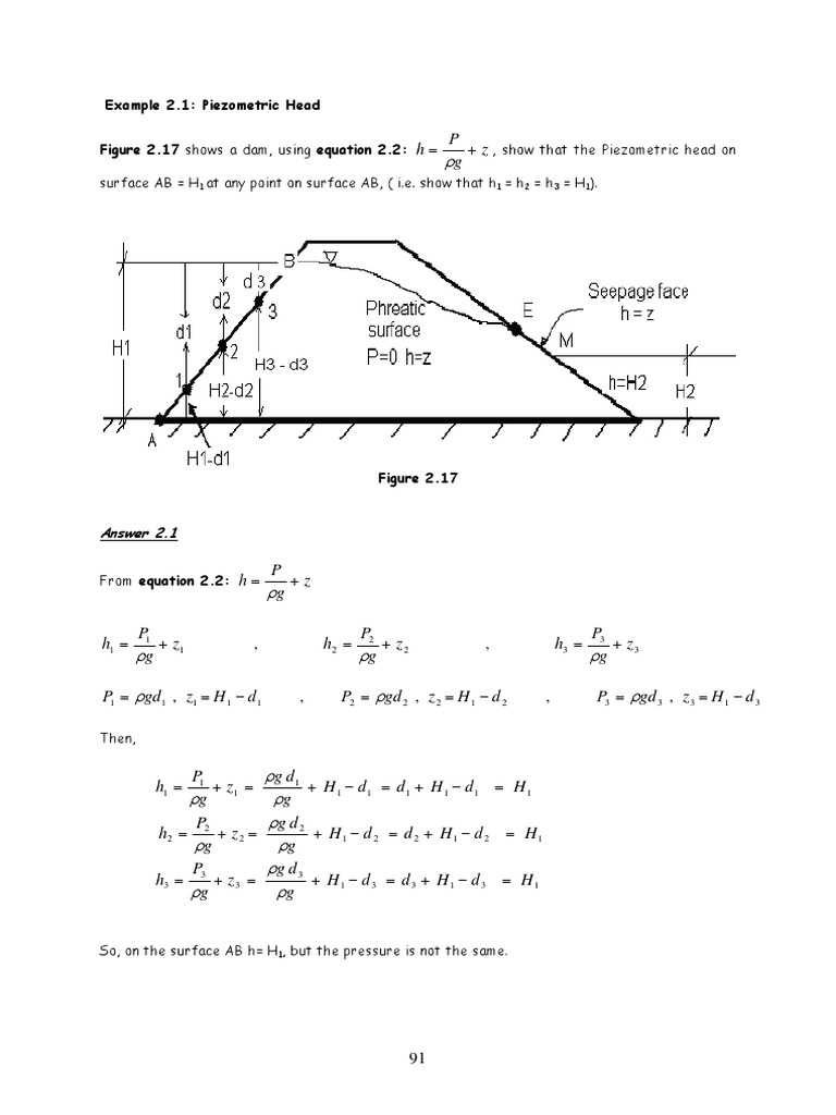 Groundwater Flow Calculations and Analysis | PDF | Aquifer | Groundwater