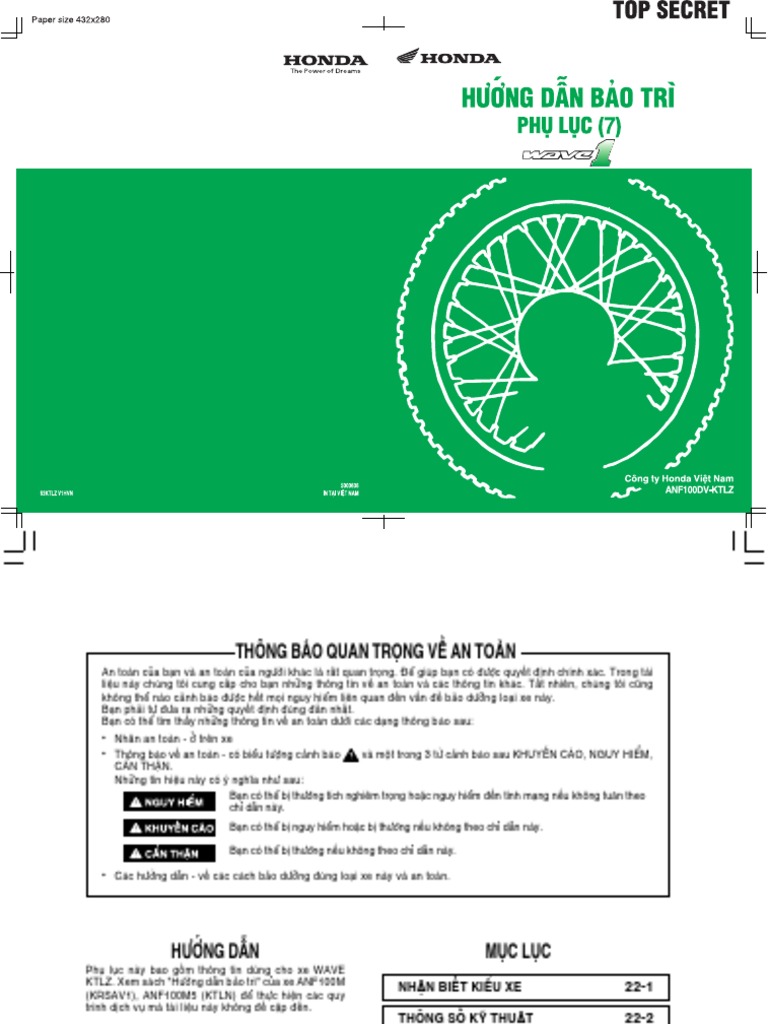Honda Wave Alpha | PDF