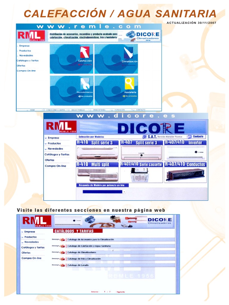 Remle Calefaccion y Agua Sanitaria | PDF | Cobre | Refrigerador