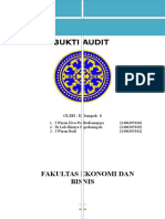 Tugas Pengauditan I Kelompok 6 (Bukti Audit Dan Kertas Kerja)