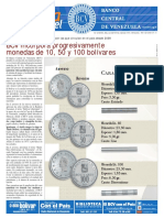 BCV oficializa incorporación de monedas de 10, 50 y 100 bolívares