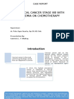 Cervical Cancer Stage IIIB Case Report on Chemotherapy