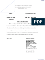 PA Advisors, LLC v. Google Inc. et al - Document No. 138