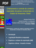 Exportações de Peixes Ornamentais Pelo Estado Do Amazonas