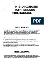 Istilah & Diagnosis Pskiatri Secara Multiaksial