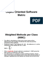 Object Oriented Software Metric