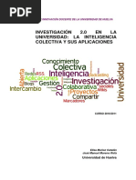 Muñoz, E. Moreno, J. Investigación 2.0 Inteligencia Colectiva y Sus Aplicaciones
