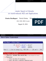 Automatic Search of Attacks On Round-Reduced AES and Applications