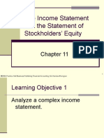 Plain Background Power Point Slides Chapter 11 The Income Statement and The Statement of Stockholders Equity967
