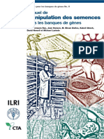 Manuel de Manipulation Des Semences Dans Une Banque de Génes PDF