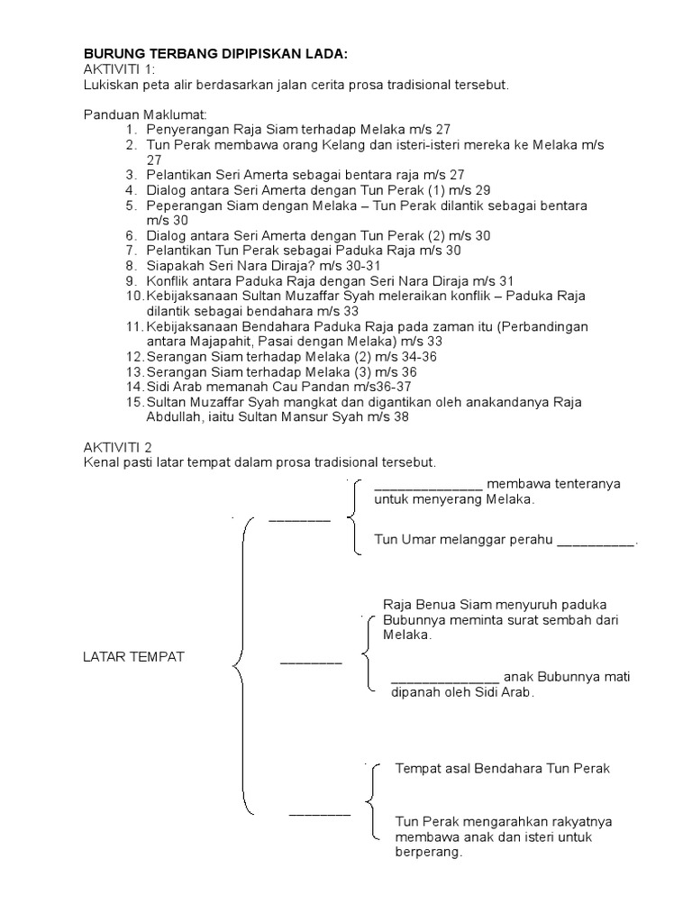 Burung Terbang Dipipiskan Lada Muka Surat 76-80