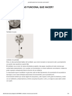 ¿Mi Ventilador No Funciona, Que Hacer - El Tecnico en Casa