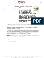 Lei Complementar 308 2008 Lages SC