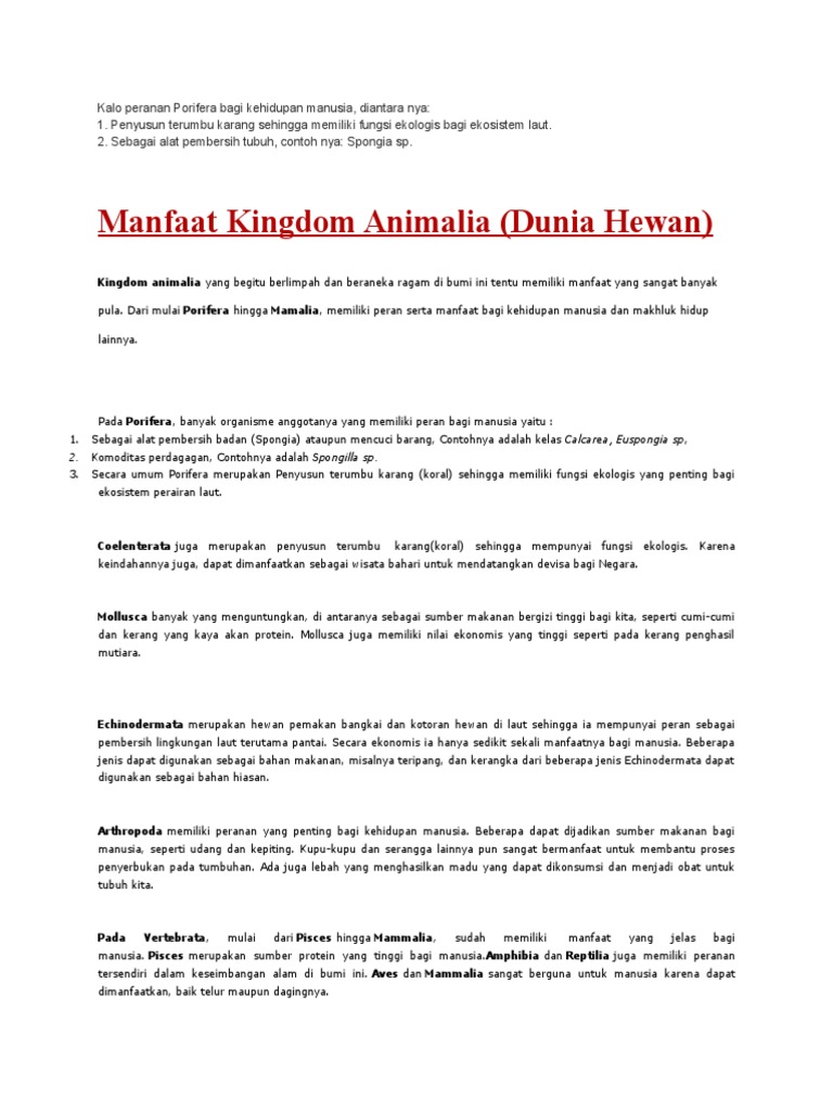 510 Koleksi Contoh Gambar Hewan Dan Manfaatnya Terbaru