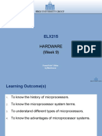 Hardware (Week 9) : Powerpoint Slides by Manimaran