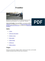 Instrucción Premilitar