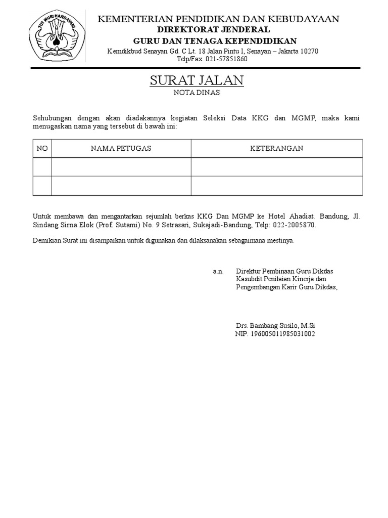 Surat Jalan Pdf