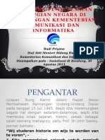 Tata Cara Penyelesaian Kerugian Negara Di Lingkungan Kementerian Kominfo (Budi Priyono)