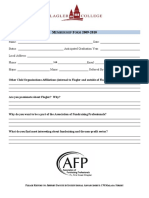 Office Membership Form