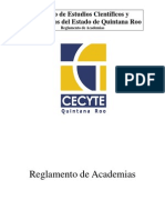 Reglamento Academias Cecyteqroo