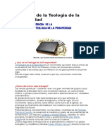 Orígenes y características de la Teología de la Prosperidad