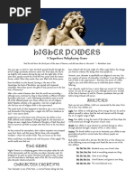 Higher Powers: A Superhero Roleplaying Game