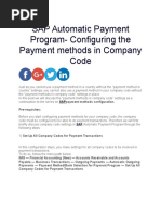 SAP Automatic Payment Program