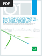 01 Brochure - Plants For Tire Cord - Bead Wire - Hose Wire - Staple Wire - Wire Rope